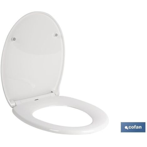 Tapa WC Forma Oval Liberación Rápida