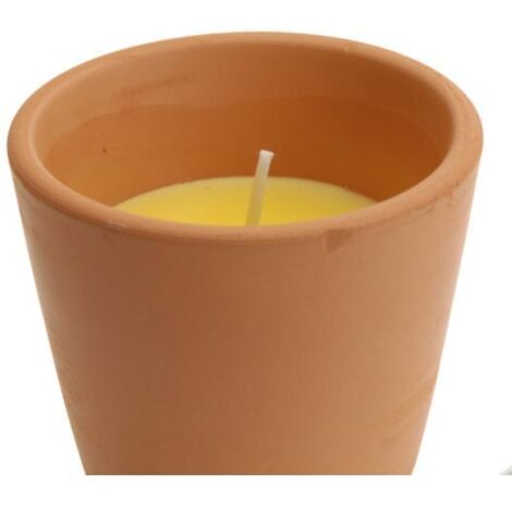 VELA TERRACOTA CITRONELA 7 CM