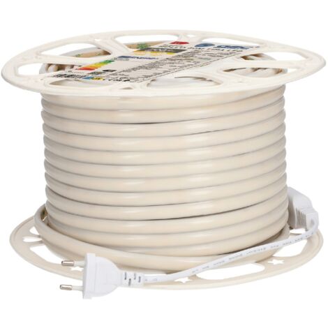 Rollo 50M tira LED 12W/M 4000-4500K IP65 230V regulable (1/5)