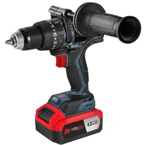 Taladro percutor WORGRIP 20V brushless batería 4.0Ah (1/5)