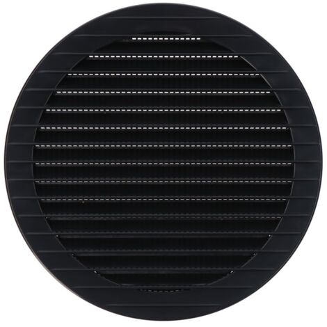 REJILLA VENTILACIÓN REDONDA EMPOTRABLE CON MOSQUITERA Ø150mm ABS GRIS ANTRACITA
