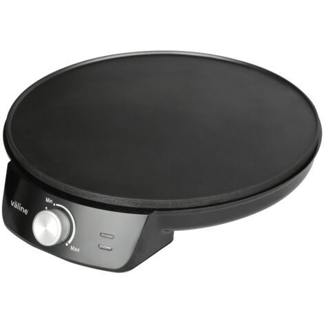Crepera "Elomba" con cable de 80cm superficie antideslizante (1200W 230V) IP20 Ø300x65mm color negro (1/5)