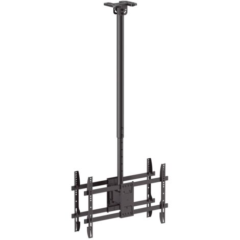 Soporte techo giratorio con doble pantalla para TV 43" - 86" (hasta 100kg) compatible con todas las marcas (VESA)