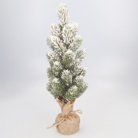 Árbol de Navidad "Gatel" Ø20x40cm color verde y marrón (no iluminado) (1/5)