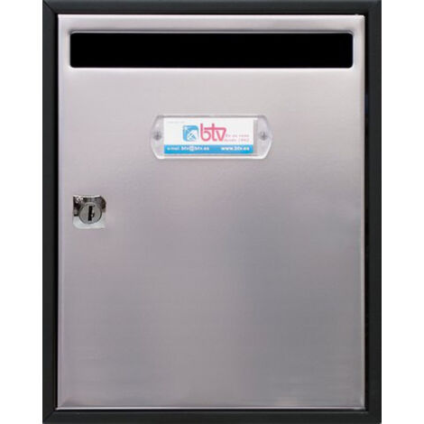 BTV BUZON VERTICAL INT/EXT TEIDE INOX MATE 300X240X80mm=15828 (1/5)