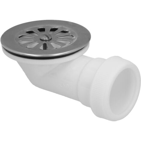 ABRISA 00000000 Valvula Plato Ducha Extraplana 1 1/2" Ø 40 Mm, Blanco