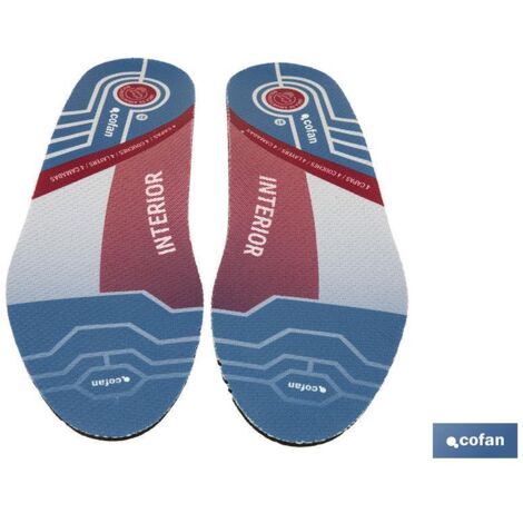 COFAN plantilla 4 capas para calzado pisada interior talla 46
