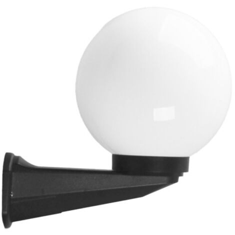 Aplique de exterior “Abanto” E27 (230V) IP44 29x20x30,5cm color negro