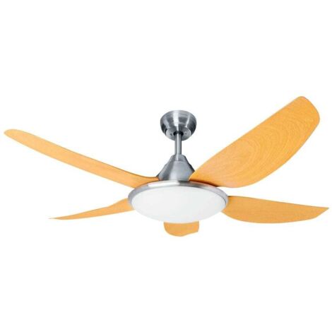 Ventilador de techo luz LED KÜKEN cromado 65W (1/3)