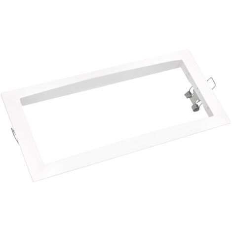 Marco para luz de emergencia “GS” IP65/IK07 28,2x13x2,8cm color blanco
