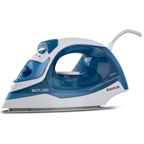 Plancha de vapor regulable "Baltic 2200" (2200W con depósito) con suela cerámica y sistema anti cal (1/5)