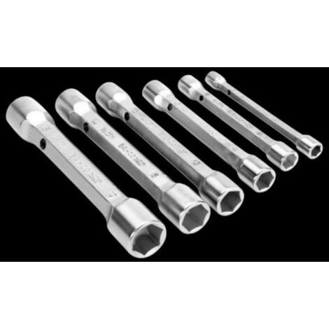 Llave tubular de dos bocas BAHCO 27M 6JGO 6x7-16x17 (706-6 P)