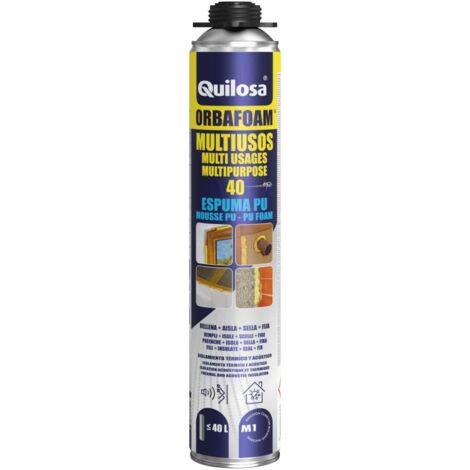 Espuma poliuretano pistola 670ml multiusos quilosa