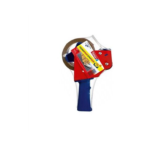 Tesa Pack de Precintadora + 1 Rollo de Precinto Marron 48mm x 50 Metros
Caracteristicas:
-Dispensador para aplicaciÃ³n profesional de embalaje en roll