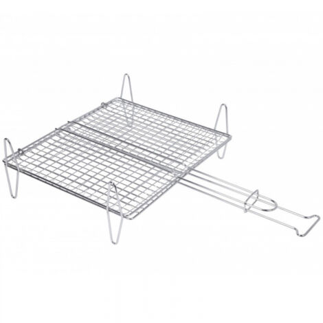 Parrilla doble pescado 35x40cm zincada 2591 sauvic (1/4)