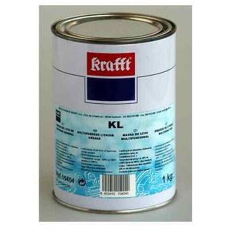 Bote grasa litio consistente 1kg lubekrafft 15404 krafft