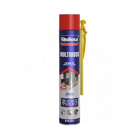 Espuma poliuretano canula 750ml multiusos quilosa (1/5)