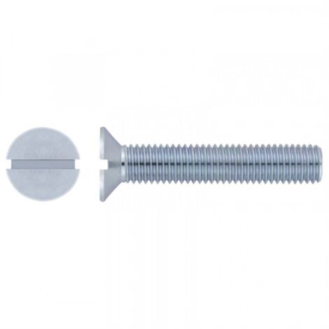 Nylon-Senkkopfschrauben M4 X 30 Mm – DIN 963, 10 Stück, Aus Kunststoff/Polyamid