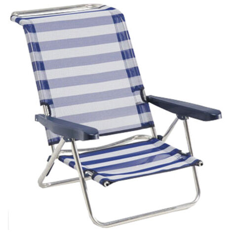 Silla playa 604-alf reclinable aluminio fibreline alco (1/2)
