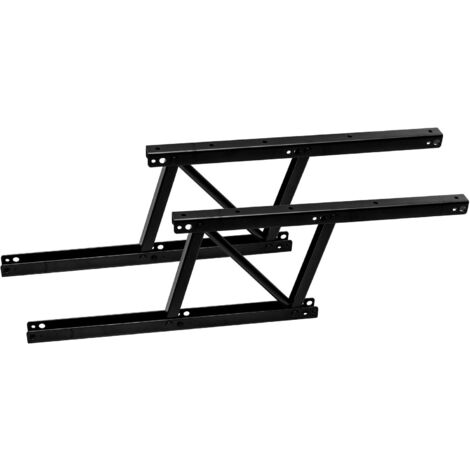 Juego bisagra elevable 380x40x22mm para mesas centro 95038