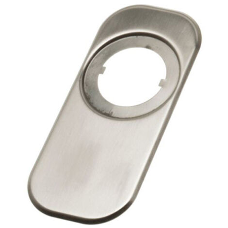 Embellecedor escudo cromo mate 165x74mm mod.10 8050 amig