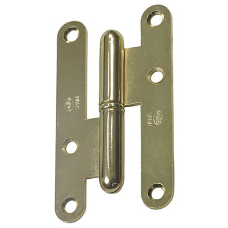 Caja de 20 pernios 405-9,5 izq latonado 95x52x2mm 17746 amig