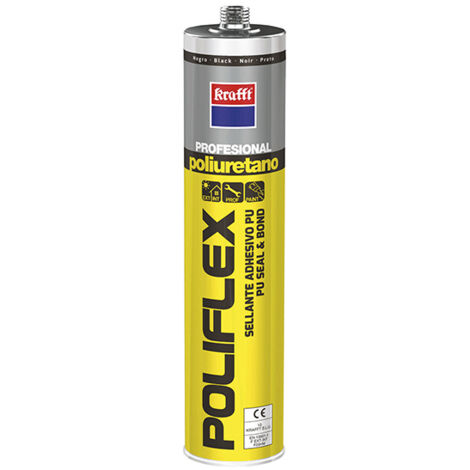 Sellador Masilla 300 Ml Ne Poliuretano Poliflexplus Krafft