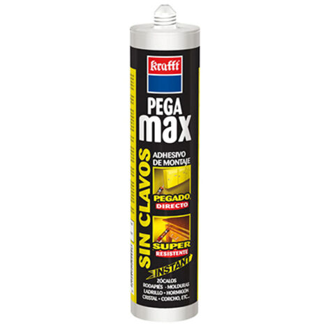 Cartucho adhesivo pegamax sin clavos 290ml 50292 krafft (1/2)