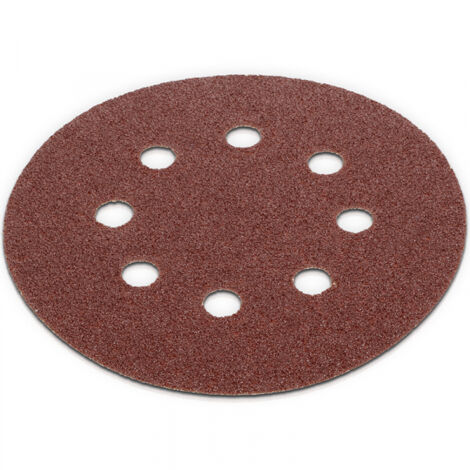 Set 5 discos lija velcro Ø125mm (grano 180) krt230508 kreator (1/2)