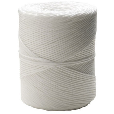 Rollo cuerda rafia 1 cabo blanca 220gr (1/2)