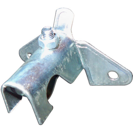 Soporte de barra 212 techo cromo con tornillo 1200201