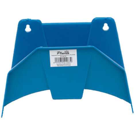 PLUVIA Soporte de pared para manguera fabricado en plástico color azul