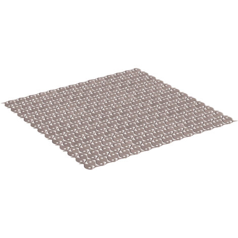 Alfombra ducha 54x54cm vison piscis 5511302 tatay