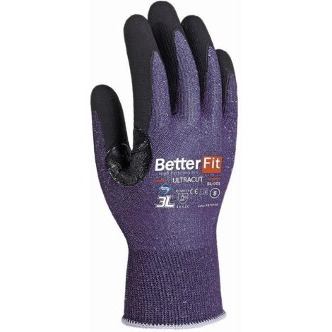 Guantes de nitrilo con puntos microdot grandes (Talla 9) 3L