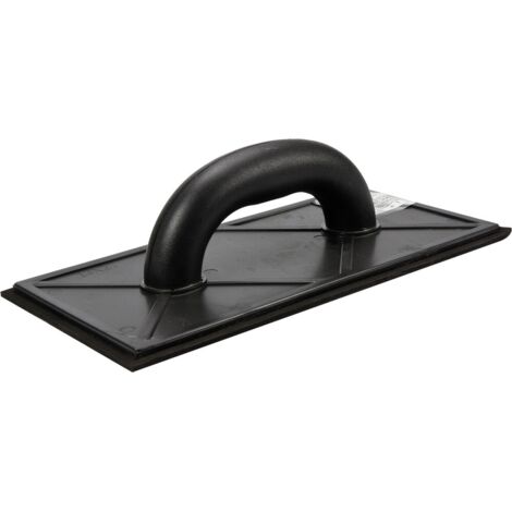 Talocha llana de goma para enlucir 27x13cm color negro (1/2)
