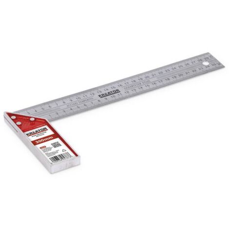 Escuadra metálica de 30cm 30,6x13,3x2cm fabricada en acero