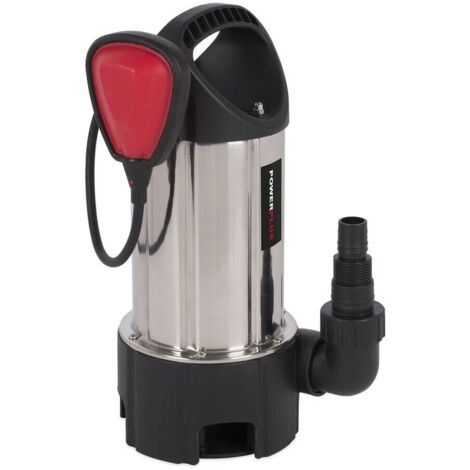 Bomba agua sucia sumergible inox 900w powew67915 powerplus (1/4)
