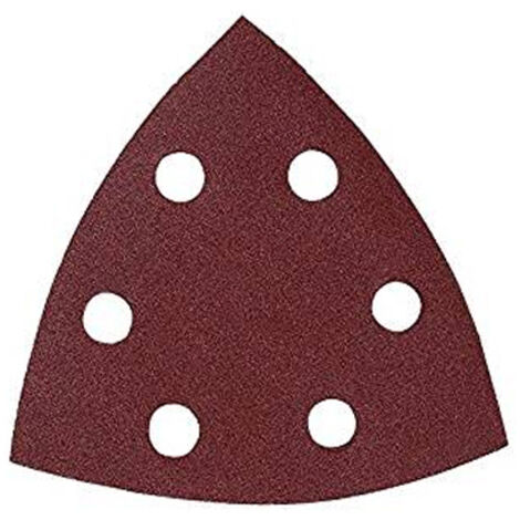 Set 5 hojas lija triangular velcro 90mm g60 krt210004 kreator (1/2)