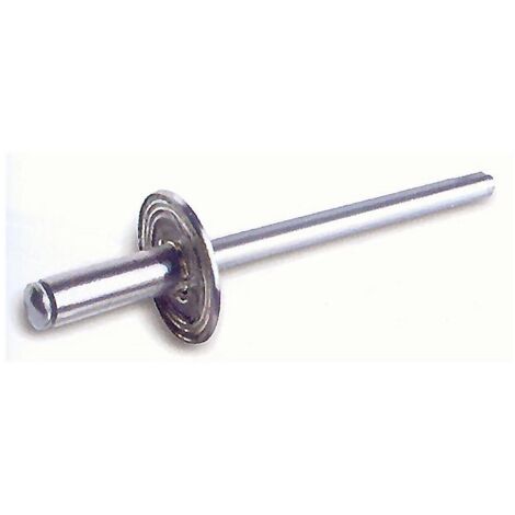 DAMESA remaches aluminio 4.8x21 cabeza ancha , Remaches de aluminio.
- Tamaño: 4,8 x 21 mm.
- Forma: Cabeza de aluminio ancha.
- Caja de 200 unidades.