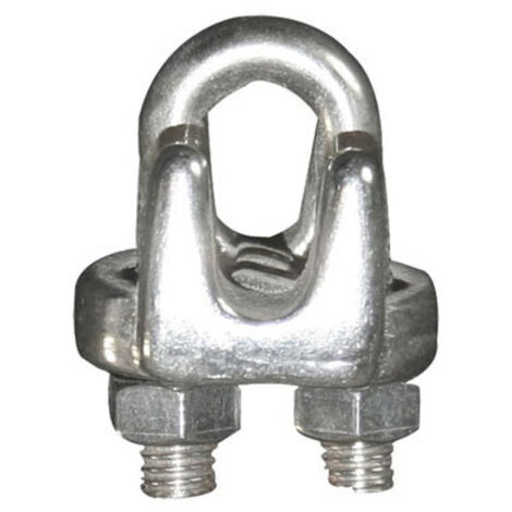 Bolsa de 50 sujetacables fabricados en acero galvanizado 5mm 3/16” din 741