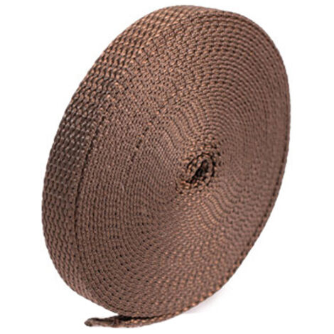 Rollo de 6 metros de cinta para persiana de 21mm de ancho color bronce