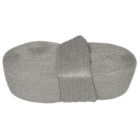 Bobina 2,5kg lana acero lisa nº0000 fina