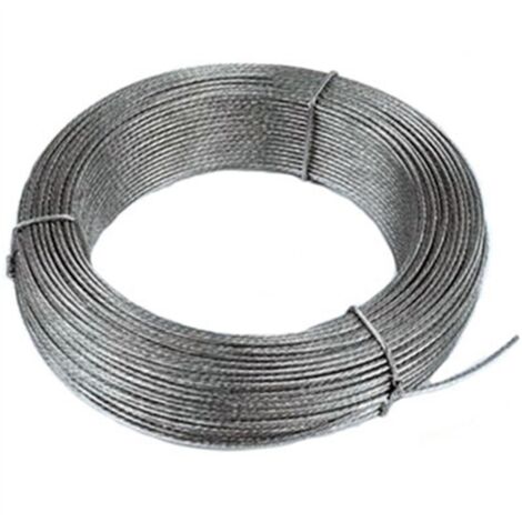 Rollo 15mt cable acero galvanizado Ø1,5mm 7x7+0