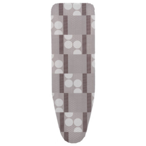 Funda mesa plancha 130x48cm fabricada en muletón estampado color gris fur03 rolser (1/2)