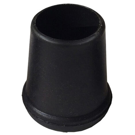 Bolsa de 25 conteras de goma negra Ø22mm