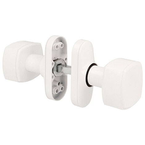 Juego pomo recuperable aluminio blanco 22039 amig (1/2)