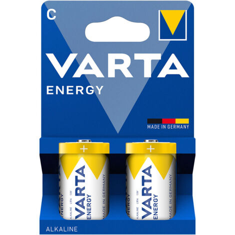Pila Alcalina C 1.5V Blister2Uds Ø26.2x50mm Energy (1/3)