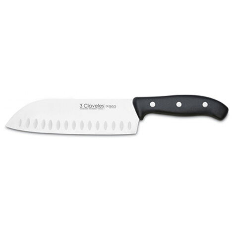 Cuchillo santoku "Domvs" con filo de 18cm y mango de polipropileno (1/2)