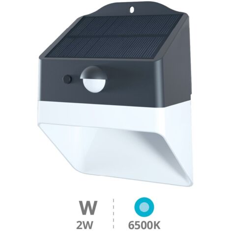 Aplique solar LED Senise con sensor de movimiento y crepuscular 2W 6500K (1/5)
