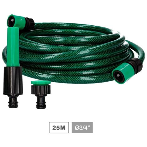 Kit manguera jardín Bairia Ø3/4" 19mm 25M (1/5)